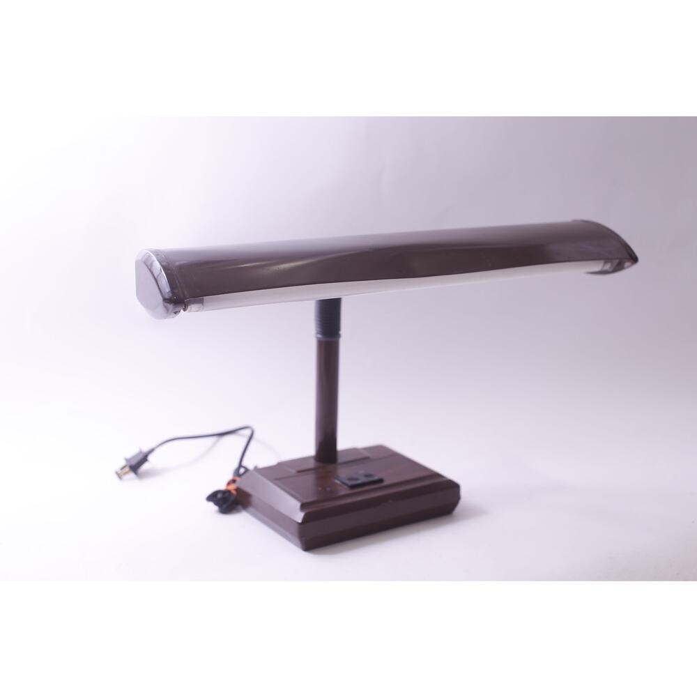 MCM, Gooseneck, Lamp, Brown, Large, Fluorescent Bulb, Lamp, Decor, Lighting,, 25